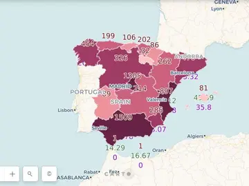 El mapa interactivo de la transferencia del conocimiento científico en España El mapa interactivo de la transferencia del conocimiento científico en España