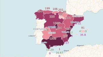 El mapa interactivo de la transferencia del conocimiento científico en España