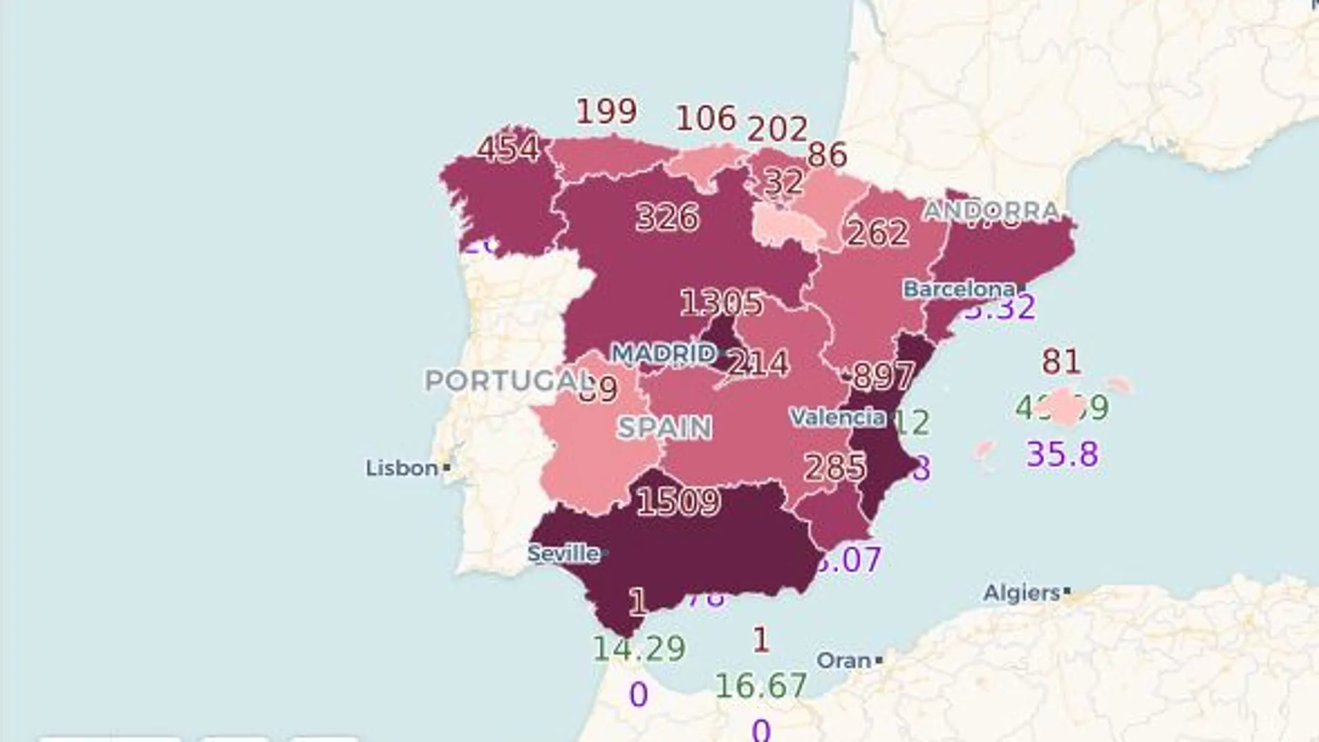 El mapa interactivo de la transferencia del conocimiento científico en España El mapa interactivo de la transferencia del conocimiento científico en España