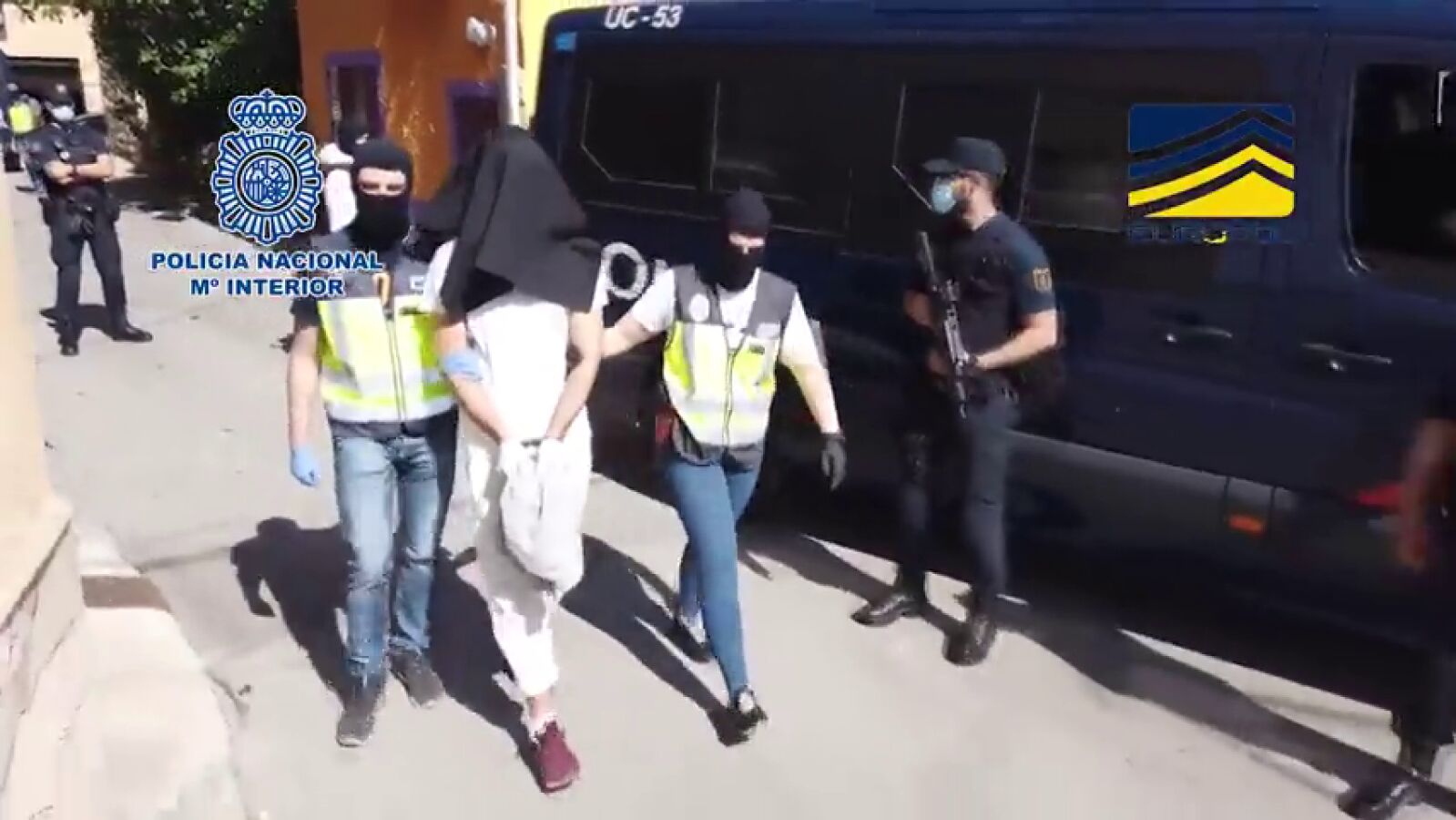 El yihadista detenido por la Policía en Madrid: 