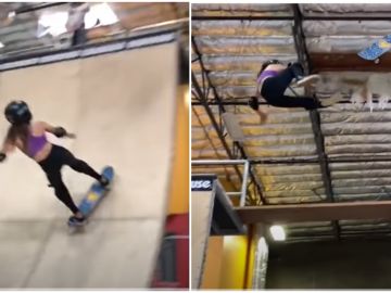 Una skater de 11 años publica su espeluznante caída en la que se fractura el cráneo