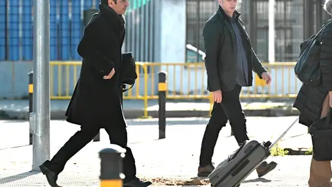 El mayor de los Mossos d'Esquadra Josep Lluís Trapero (izq) llega al juzgado de la Audiencia Nacional el pasado mes de febrero. El mayor de los Mossos d'Esquadra Josep Lluís Trapero (izq) llega al juzgado de la Audiencia Nacional el pasado mes de febrero.