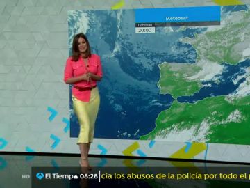 La previsión del tiempo.