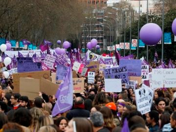 La manifestación del 8 de marzo en Madrid