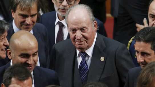 El rey Don Juan Carlos en un acto