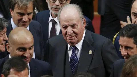 El rey Don Juan Carlos en un acto El rey Don Juan Carlos en un acto