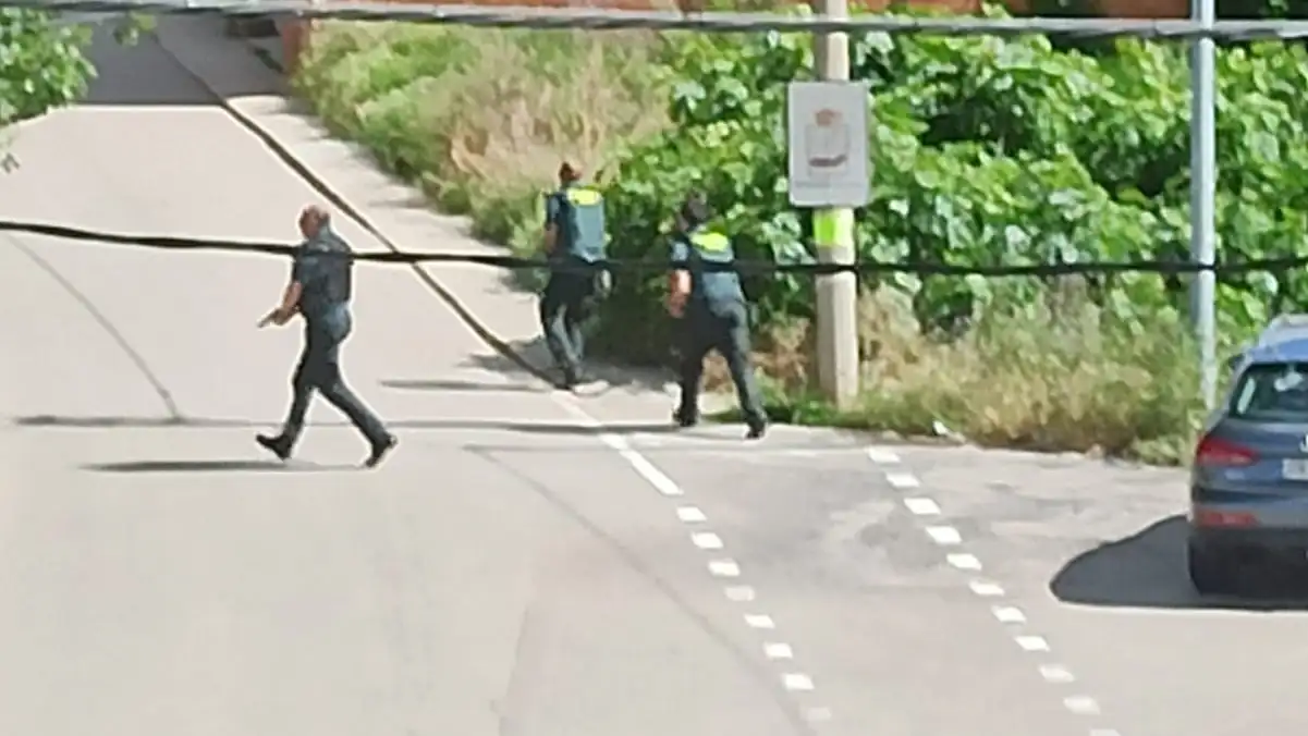 Momento de la persecuci&oacute;n en Andorra (Teruel) del Rambo de Requena
