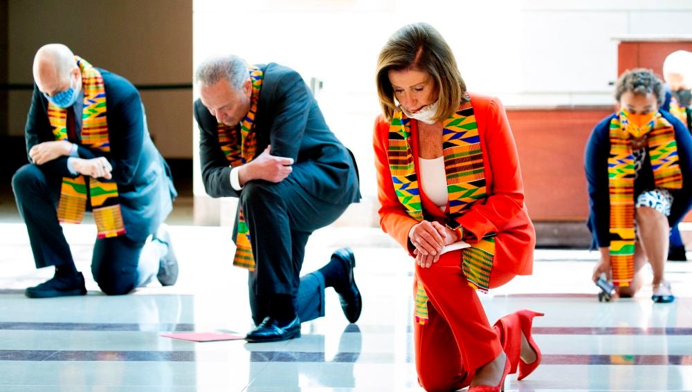 La presidenta de la Cámara de Representantes, la demócrata Nancy Pelosi 