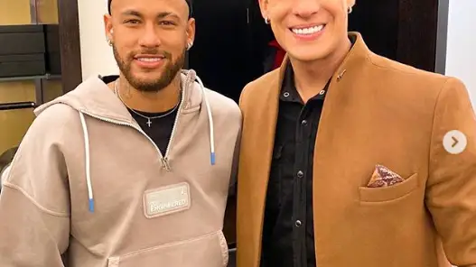 Neymar y Tiago Ramos Neymar y Tiago Ramos