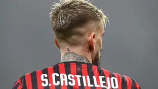 Samu Castillejo, durante un partido con el Milan Samu Castillejo, durante un partido con el Milan
