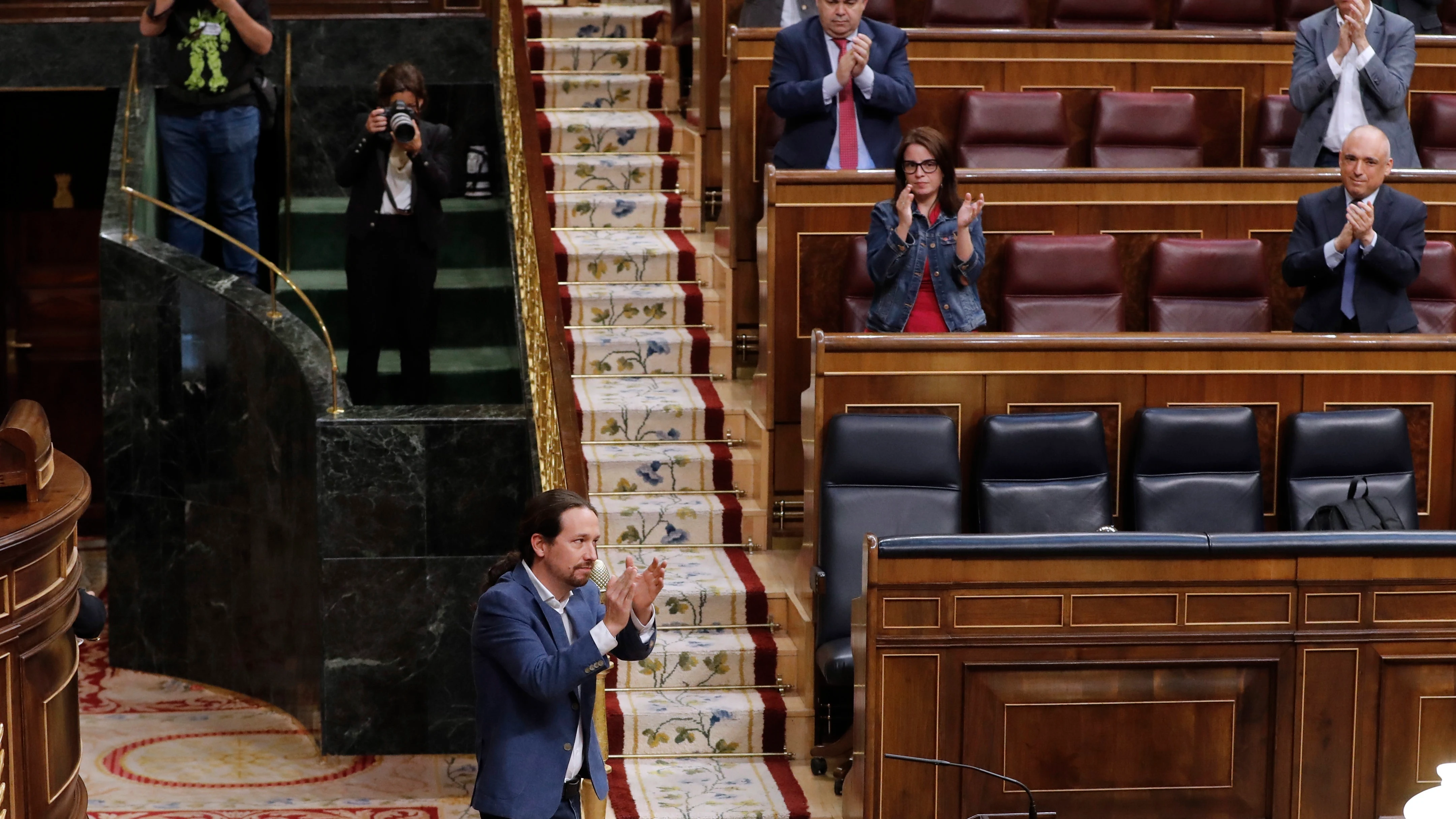 Iglesias, aplaudido en el Congreso Iglesias, aplaudido en el Congreso