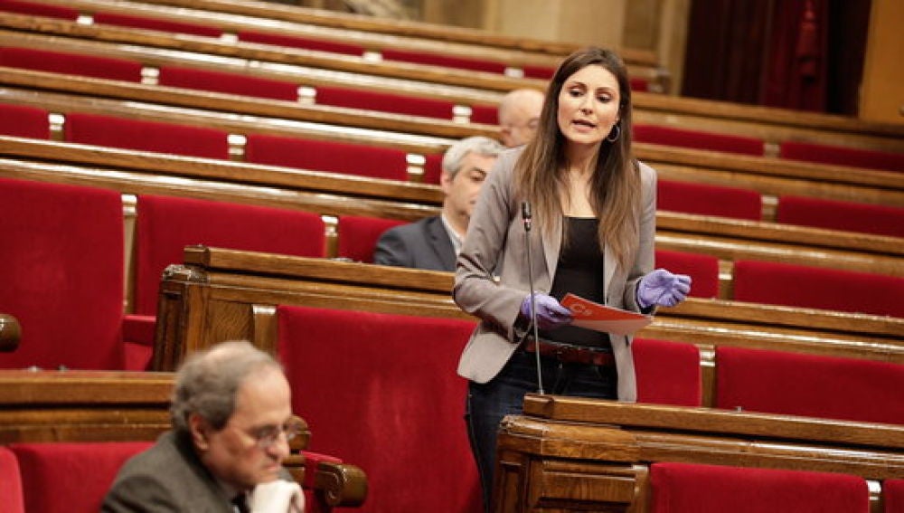 Lorena Roldán, al Parlament l’abril passat