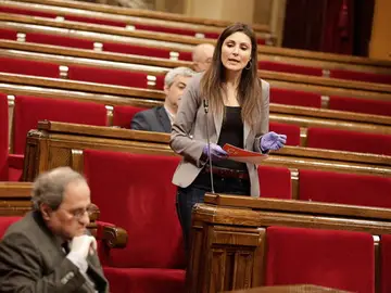 Lorena Roldán, al Parlament l’abril passat Lorena Roldán, al Parlament l’abril passat