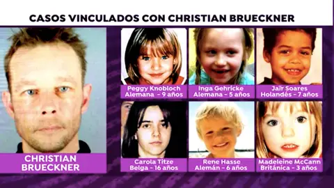Casos vinculados con Christian Brueckner, como el de Madeleine McCann Casos vinculados con Christian Brueckner, como el de Madeleine McCann