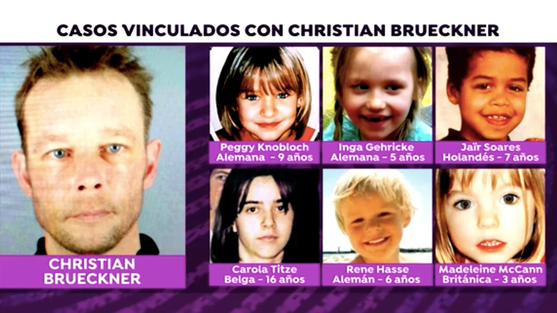 Casos vinculados con Christian Brueckner, como el de Madeleine McCann Casos vinculados con Christian Brueckner, como el de Madeleine McCann