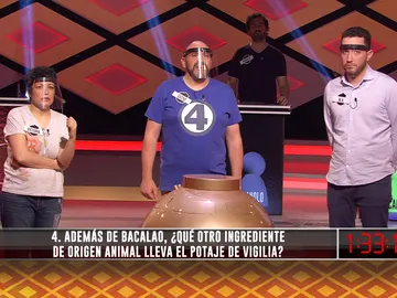 La pregunta gastronómica que ha sorprendido a ‘Los dispersos’ en la bomba final de ‘¡Boom!’ La pregunta gastronómica que ha sorprendido a ‘Los dispersos’ en la bomba final de ‘¡Boom!’