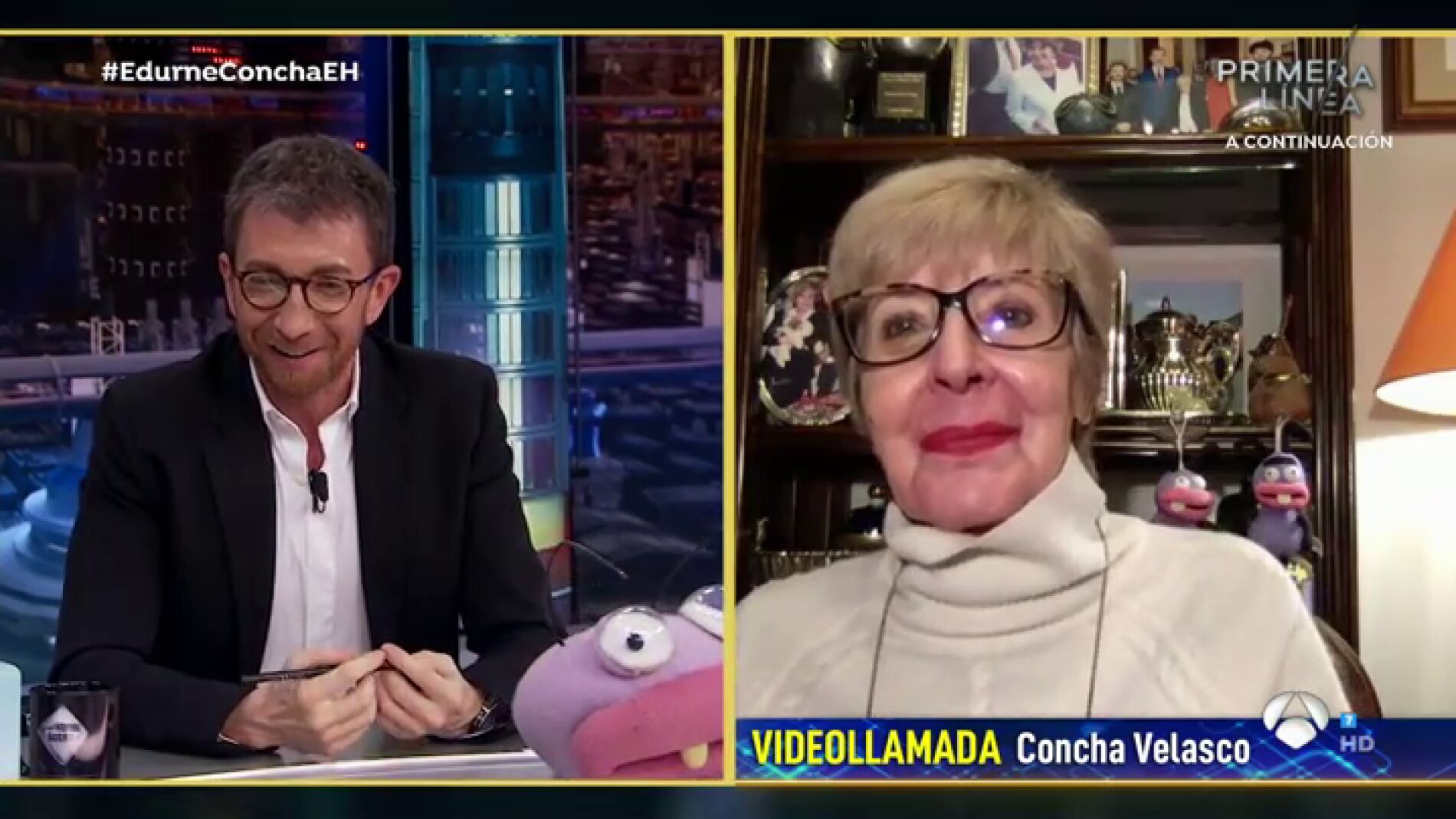 "¿Me pusiste los cuernos anoche?", Pablo Motos atónito con la confesión de Concha Velasco