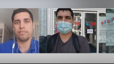 Carlos, el periodista que volvió a ser enfermero por el covid: 