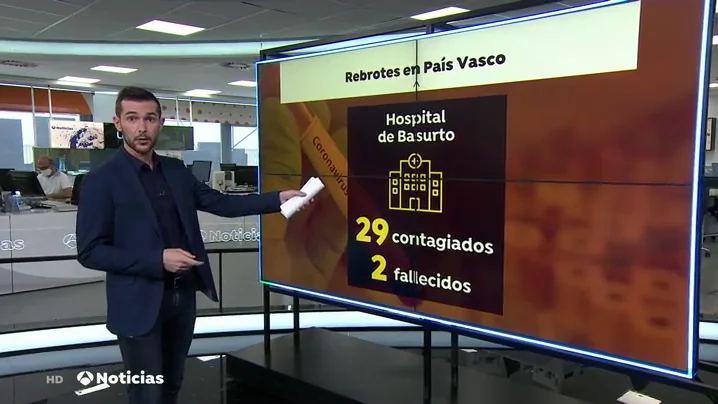 Un segundo muerto por el brote de coronavirus de Basurto deja en suspenso el avance de País Vasco a la nueva normalidad Un segundo muerto por el brote de coronavirus de Basurto deja en suspenso el avance de País Vasco a la nueva normalidad