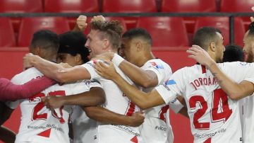  Críticas a los futbolistas del Sevilla por la celebración del segundo gol al Betis en la vuelta de la Liga