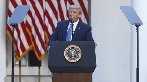 Trump reinvindica su "buena relación" con el Ejército pese a las diferencias Donald Trump