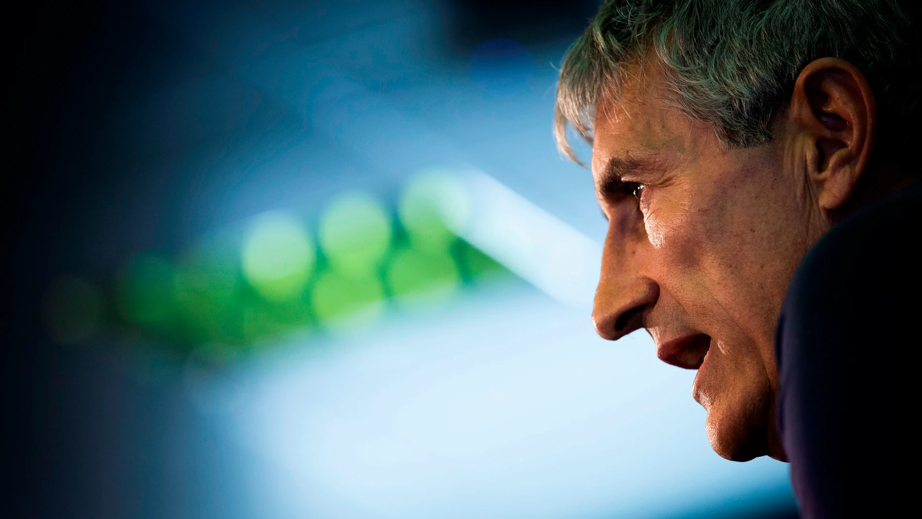 Quique Setién, entrenador del FC Barcelona Quique Setién, entrenador del FC Barcelona