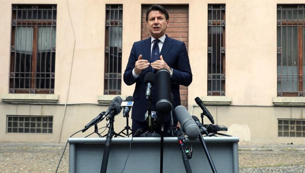 Giuseppe Conte, primer ministro de Italia