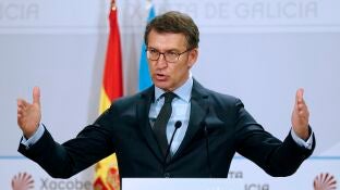 El presidente de la Xunta de Galicia, Alberto N&uacute;&ntilde;ez Feij&oacute;o