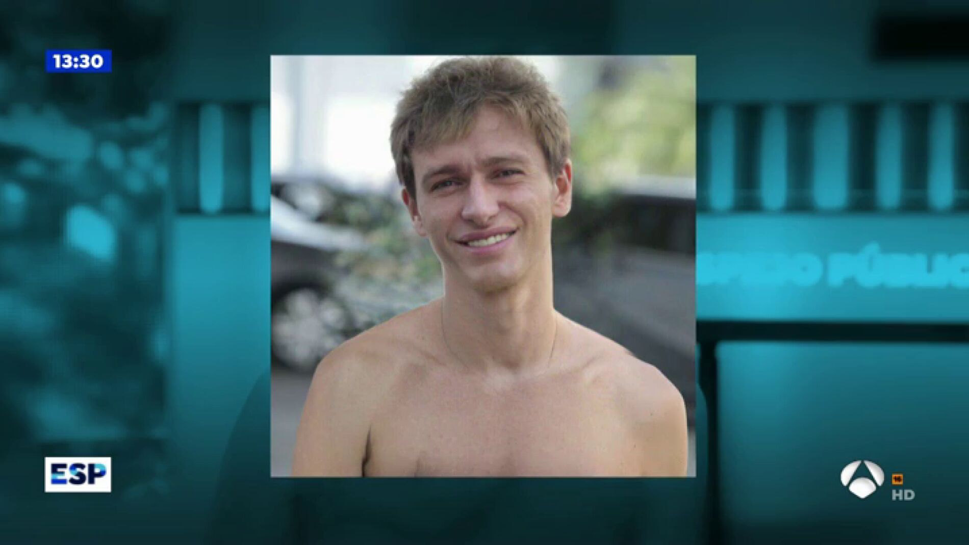 Susanna Griso convertida en hombre.