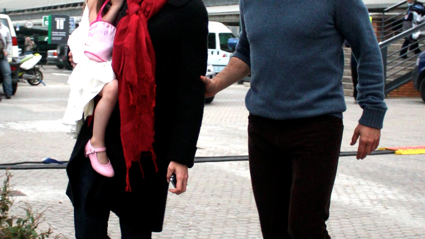 Katie Holmes y Tom Cruise con su hija Suri