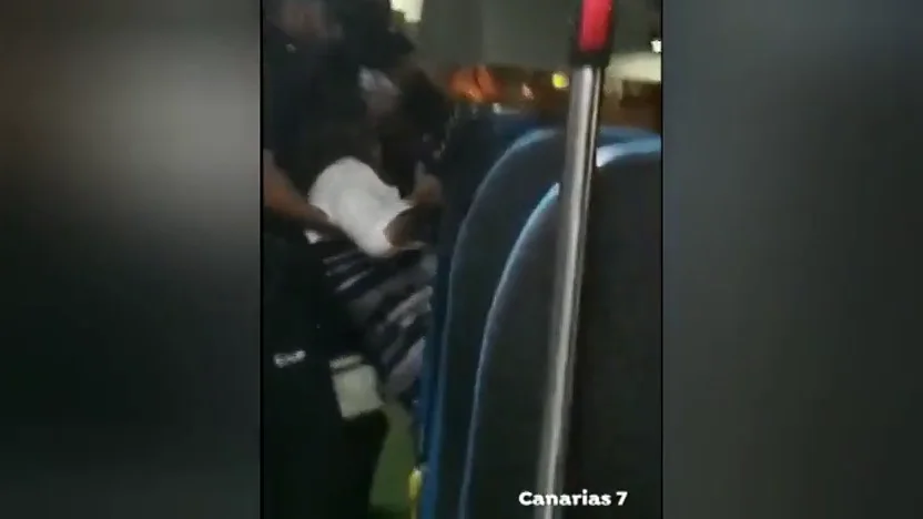 VIDEO DESALOJADOS NO LLEVAR MASCARILLA