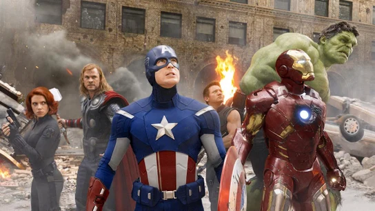 Scarlett Johansson, Chris Evans, Chris Hemsworth, Robert Downey jr., Jeremy Renner y Mark Ruffalo en 'Los Vengadores' Scarlett Johansson, Chris Evans, Chris Hemsworth, Robert Downey jr., Jeremy Renner y Mark Ruffalo en 'Los Vengadores'