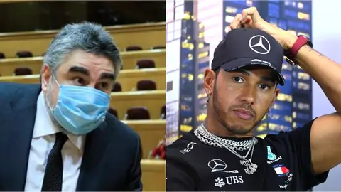 Rodríguez Uribes y Lewis Hamilton Rodríguez Uribes y Lewis Hamilton