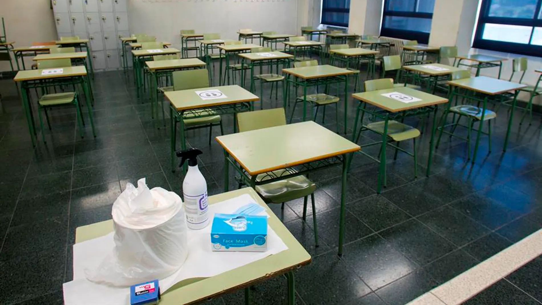 Aulas preparadas contra el coronavirus Aulas preparadas contra el coronavirus