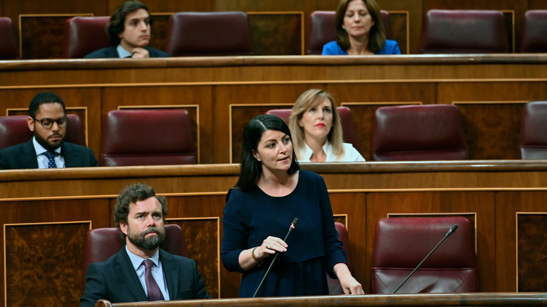 La secretaria general de Vox en el Congreso, Macarena Olona La secretaria general de Vox en el Congreso, Macarena Olona