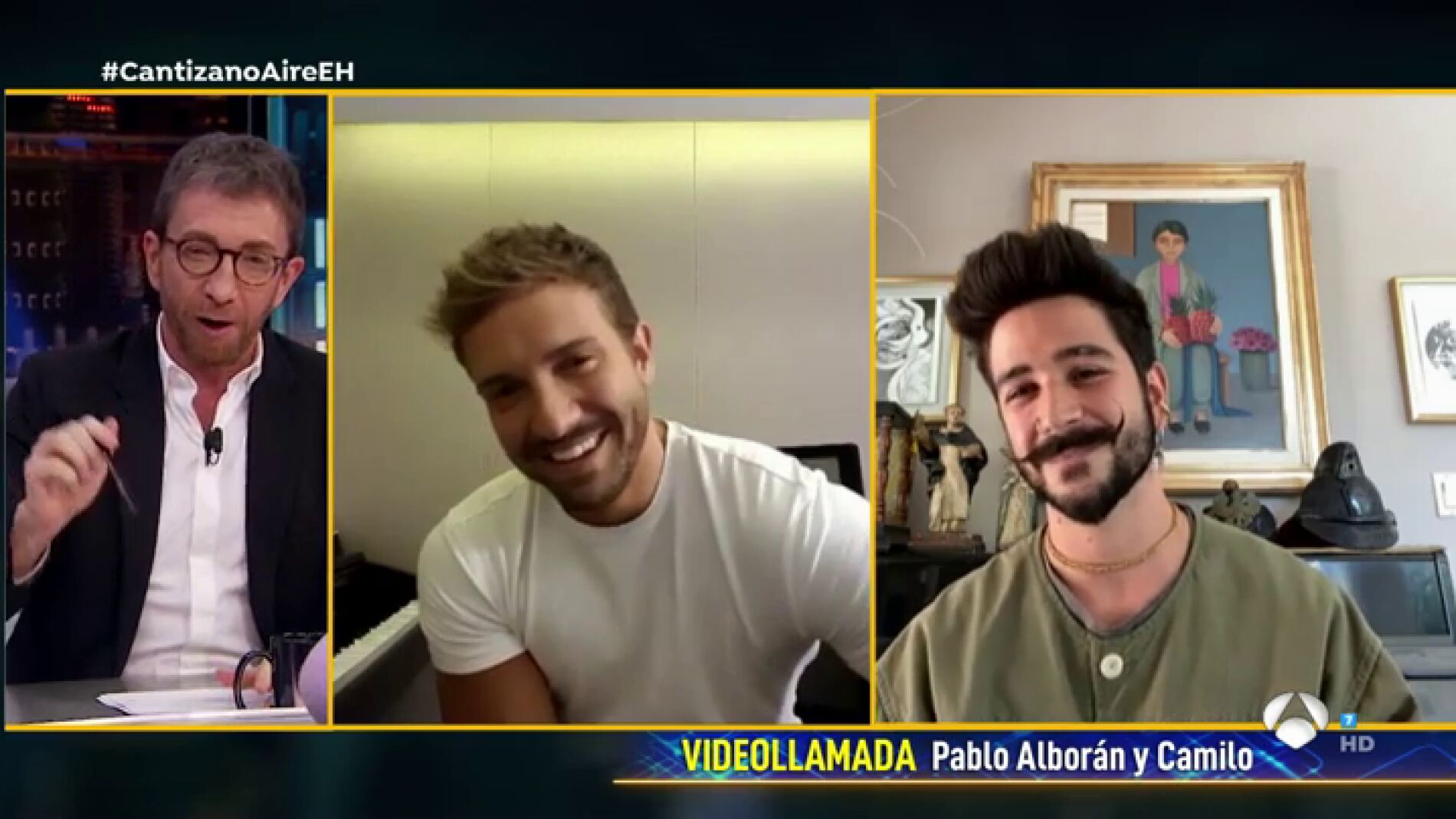 Pablo Albor&aacute;n confiesa el artista que le inspir&oacute; a cantar y Pablo Motos le reta a disfrazarse de &eacute;l en 'El Hormiguero 3.0'