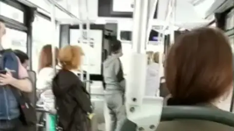 Agresión en el autobús Agresión en el autobús