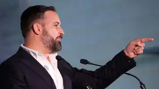 El líder de Vox, Santiago Abascal El líder de Vox, Santiago Abascal