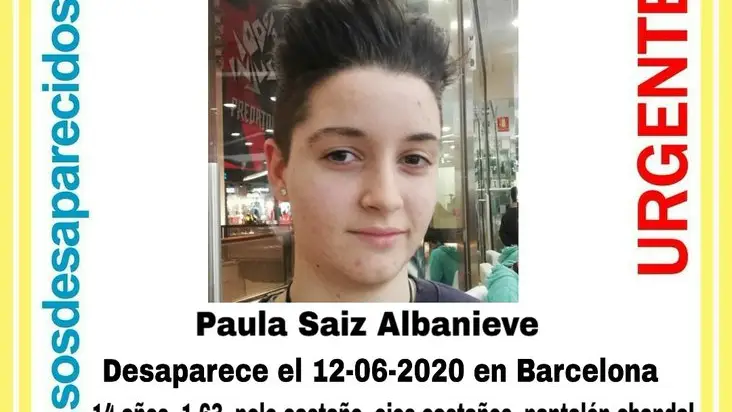 Paula, la joven desaparecida en Barcelona Paula, la joven desaparecida en Barcelona