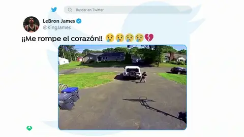 La reacción de LeBron James al ver el vídeo un niño afroamericano escondiéndose de la Policía en EE.UU. La reacción de LeBron James al ver el vídeo un niño afroamericano escondiéndose de la Policía en EE.UU.