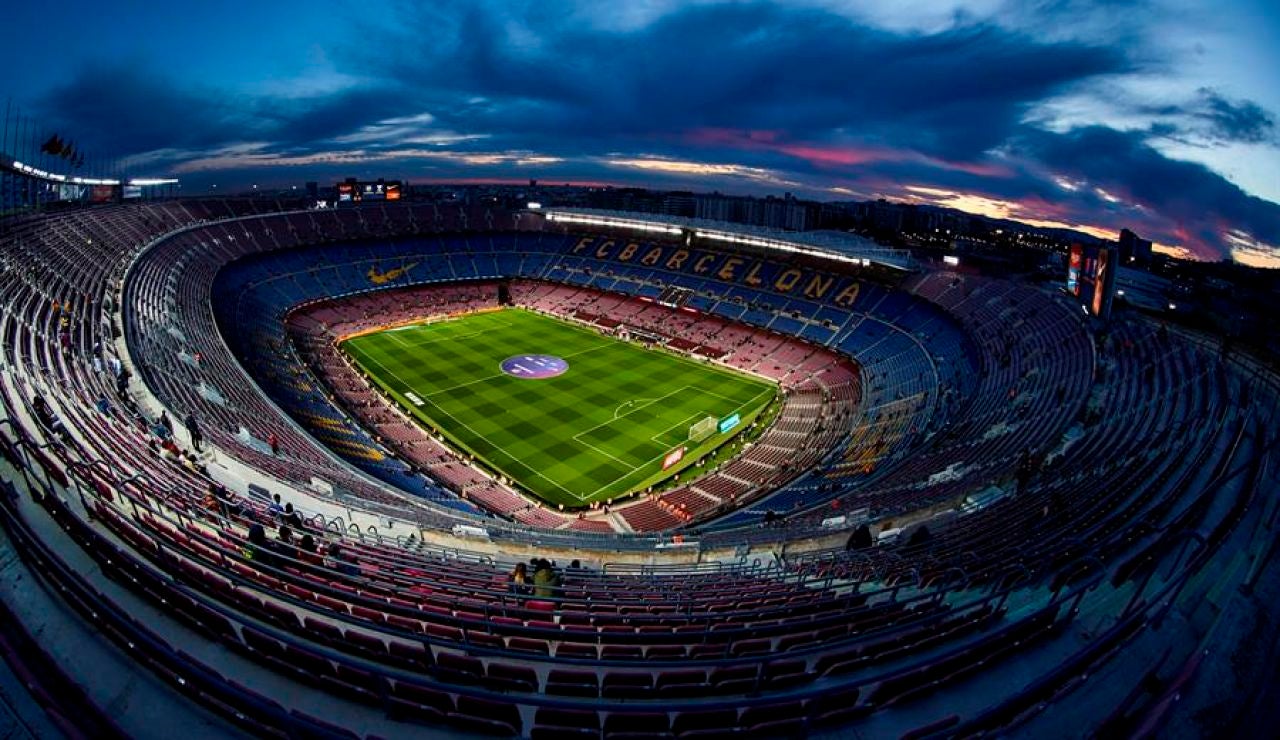 Vista general del Camp Nou.