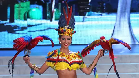 Daniella Álvarez representando a su país en el certamen de Miss Universo en 2012 Daniella Álvarez representando a su país en el certamen de Miss Universo en 2012