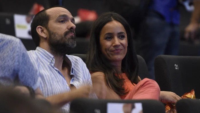 Begoña Villacís y su marido Begoña Villacís y su marido