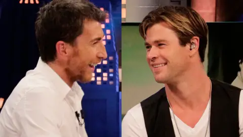 Pablo Motos y Chris Hemsworth en 'El Hormiguero 3.0' Pablo Motos y Chris Hemsworth en 'El Hormiguero 3.0'