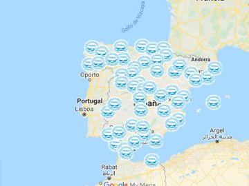 Mapa de los Bancos de Alimentos en España