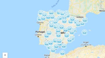 Mapa de los Bancos de Alimentos en España