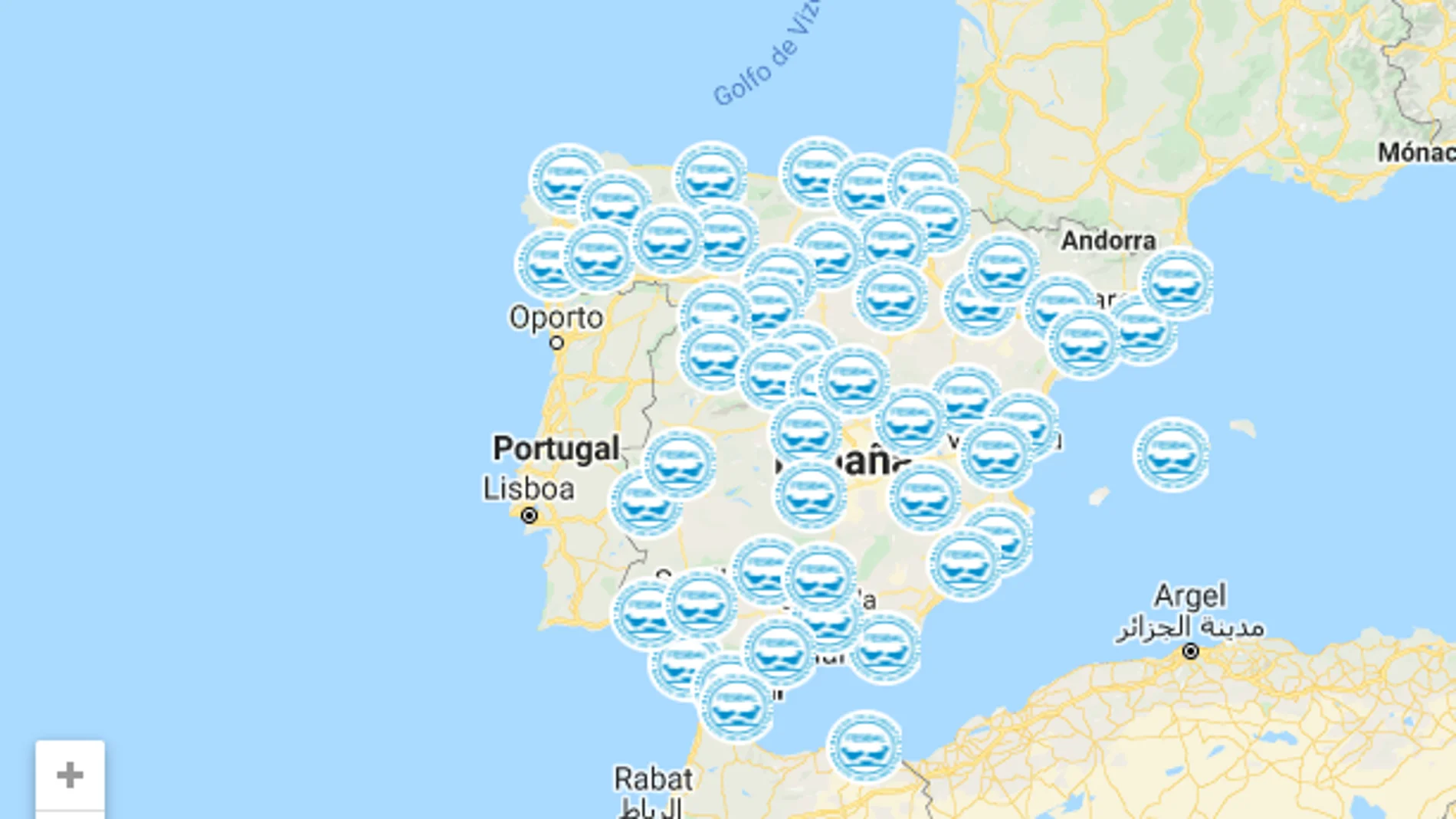 Mapa de los Bancos de Alimentos en España Mapa de los Bancos de Alimentos en España