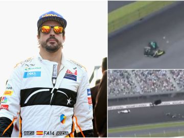 El aparatoso accidente de Fernando Alonso en Indianápolis durante la IndyCar