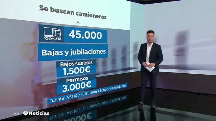 Se buscan camioneros en Espa&ntilde;a