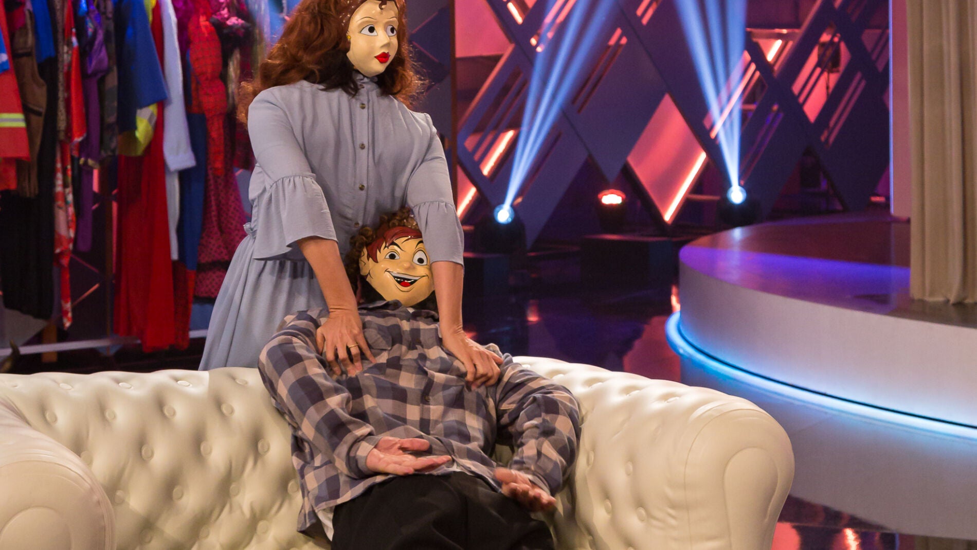 Roberto Brasero actúa "de culo" en 'Improvisando'